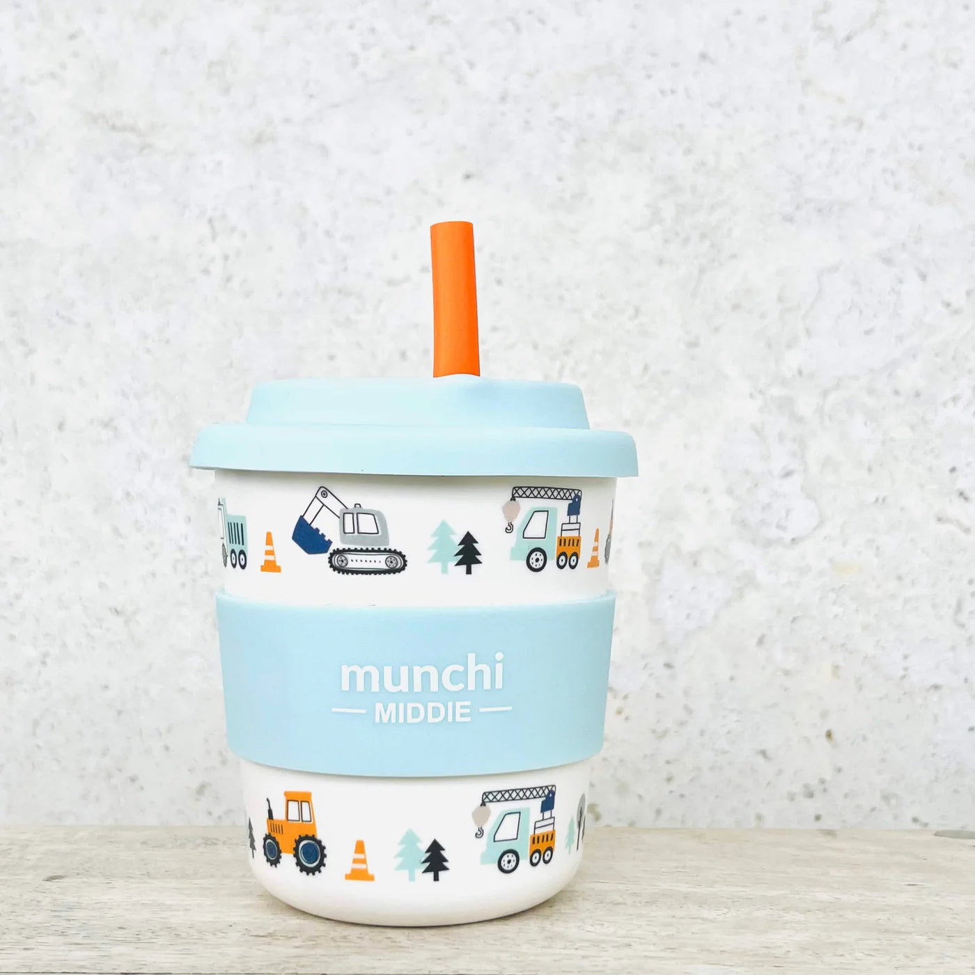 Middie 'Truck' Cup (240ml/8oz) - Straw Included