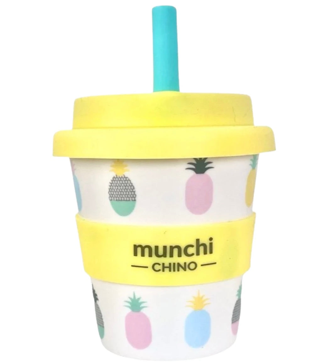 Babychino 'Pineapple' Cup (120ml/4oz) - Straw Included