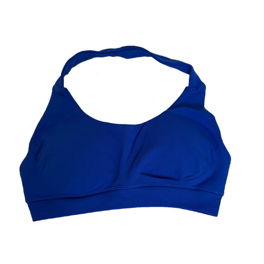 IMPACT HALTER CROP - DEEP BLUE (NEW LOGO)