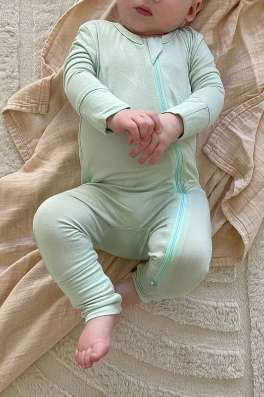 Bamboo Growsuit - Mint Green