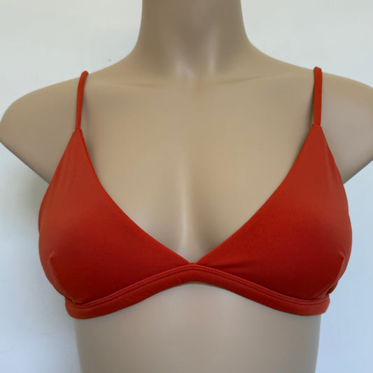 Bikini Triangle Top - Orange