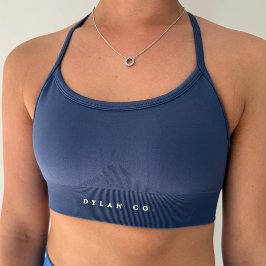 Impact Cross Back Crop - Blueberry