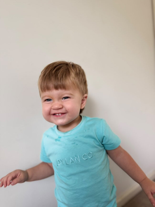 Kids Logo Tee - Sky Blue