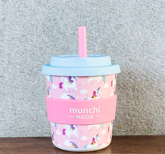 UNICORN MIDDIE CUP - STRAW INCLUDED