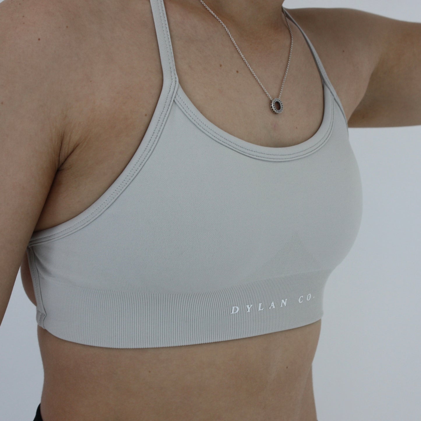 Impact Cross Back Crop - Cream