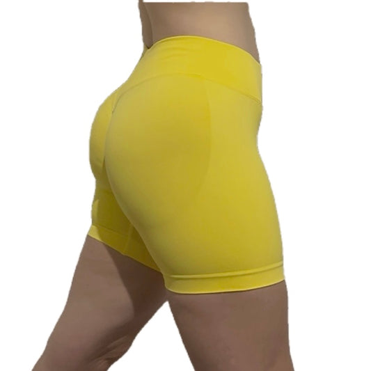 IMPACT SHORTS - BRIGHT YELLOW (NEW LOGO)
