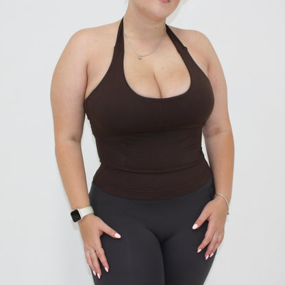 Impact Contour Singlet - Deep Chocolate