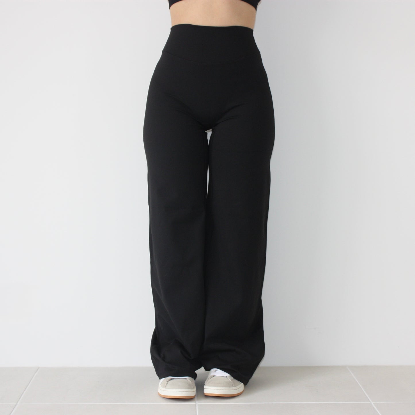 Luxe Wide Leg Flares - Black