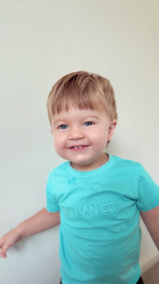 Kids Logo Tee - Sky Blue