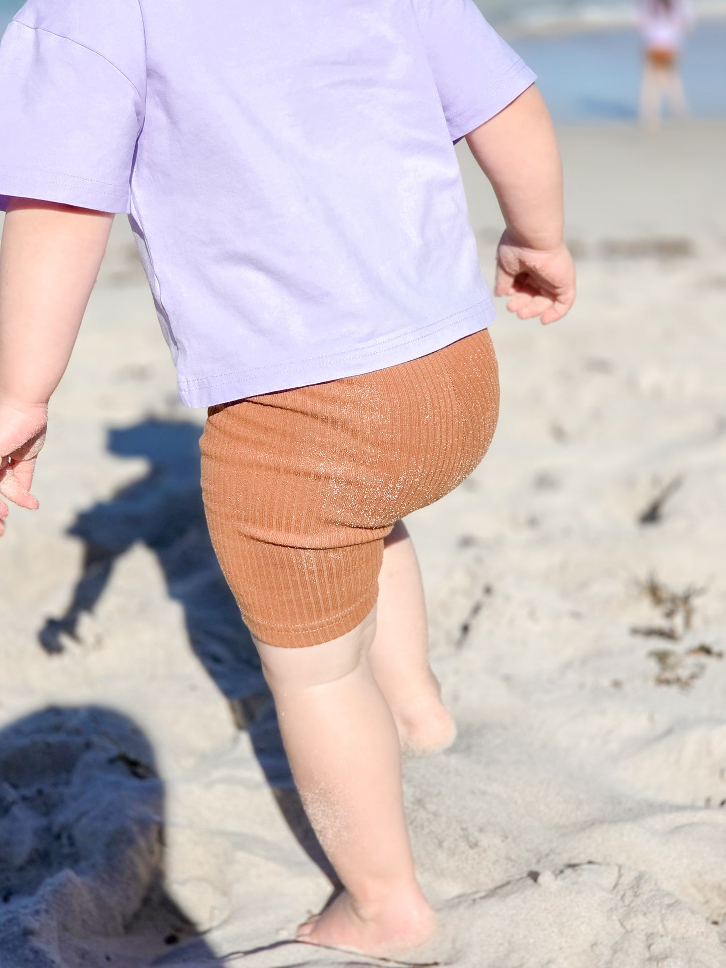 Kids Basic Bike Shorts - Chocolate