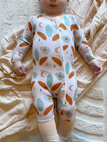 Kids Bamboo Growsuit - Feather