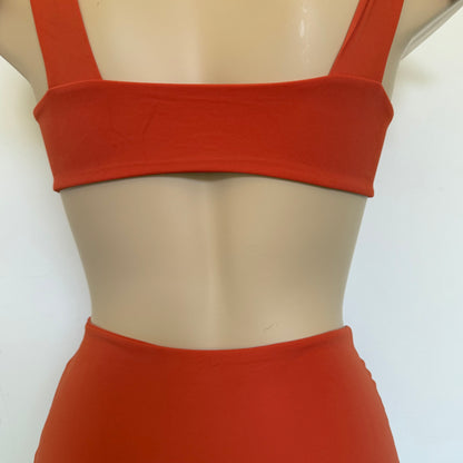 BIKINI TUBE TOP - BURNT ORANGE