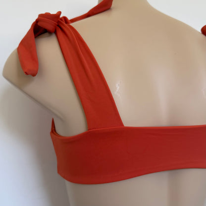 BIKINI TUBE TOP - BURNT ORANGE