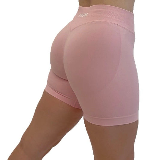 SEAMLESS SHORTS - MARSHMELLOW PINK