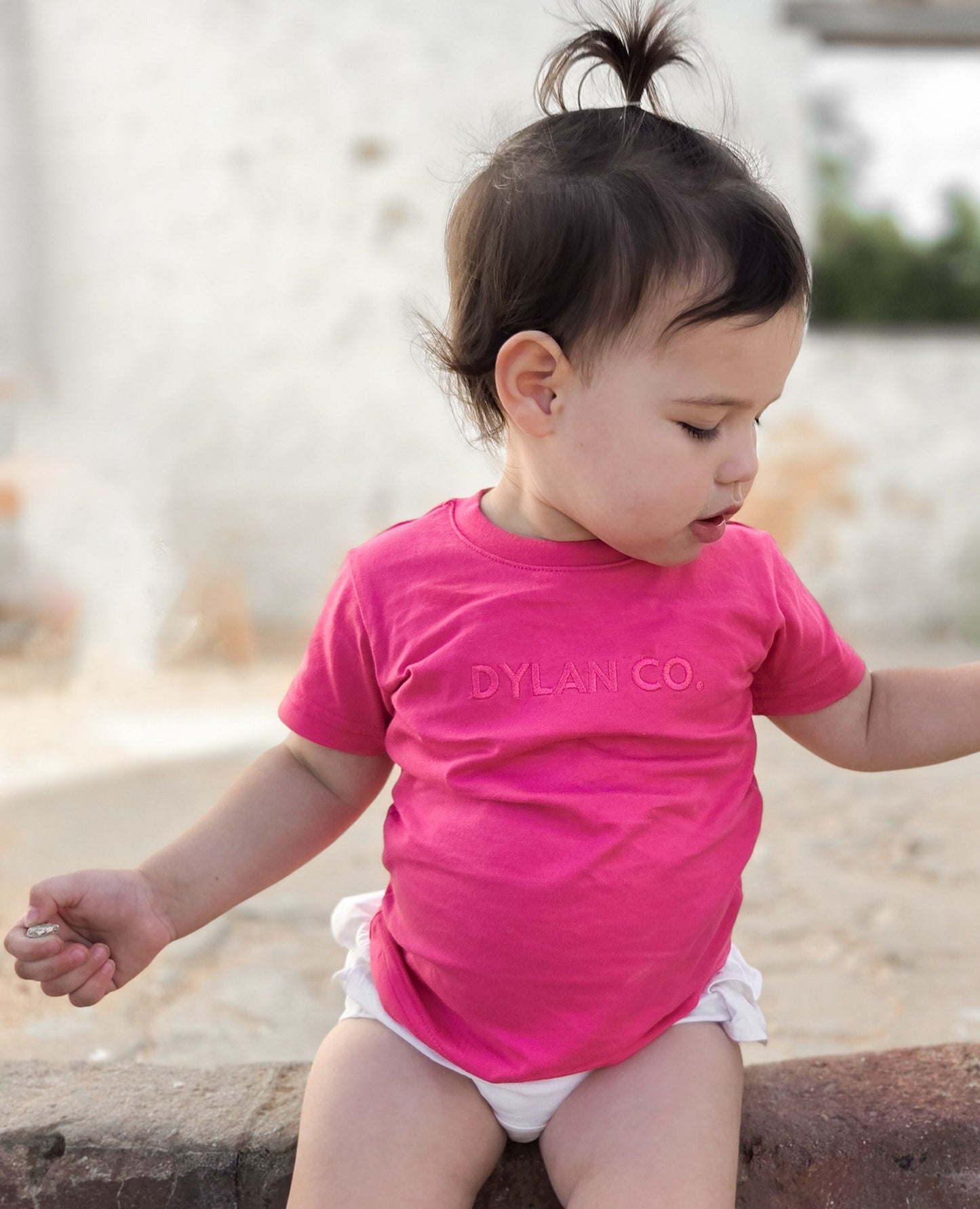 Kids Logo Tee - Hot Pink