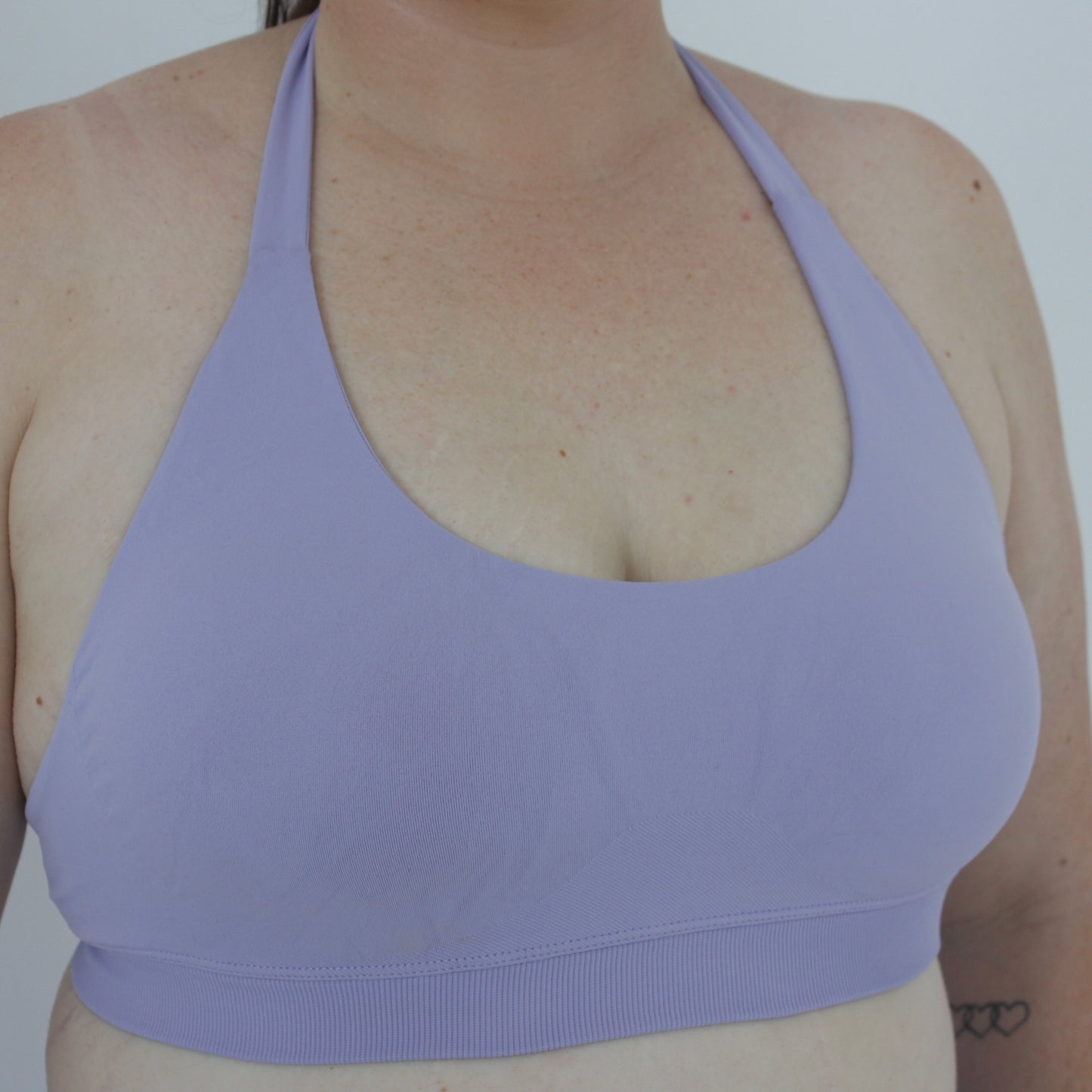 Impact Halter Crop - Lavender