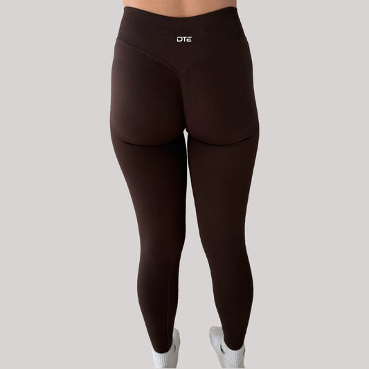 Impact Leggings - Deep Chocolate