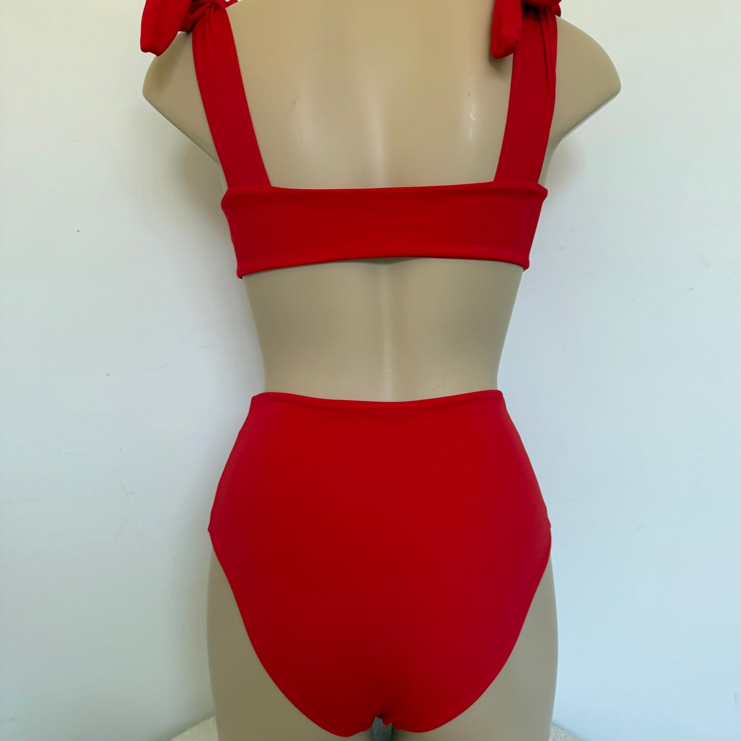 BIKINI TUBE TOP - BRIGHT RED
