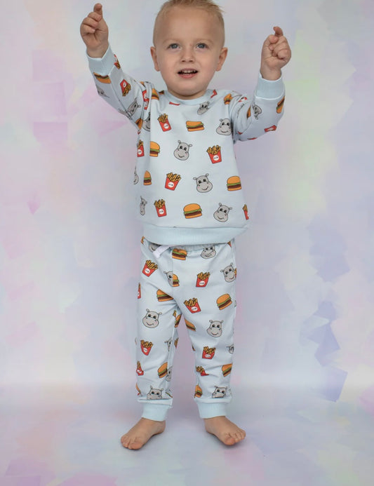 “Burgers N Fries” Loungewear Set