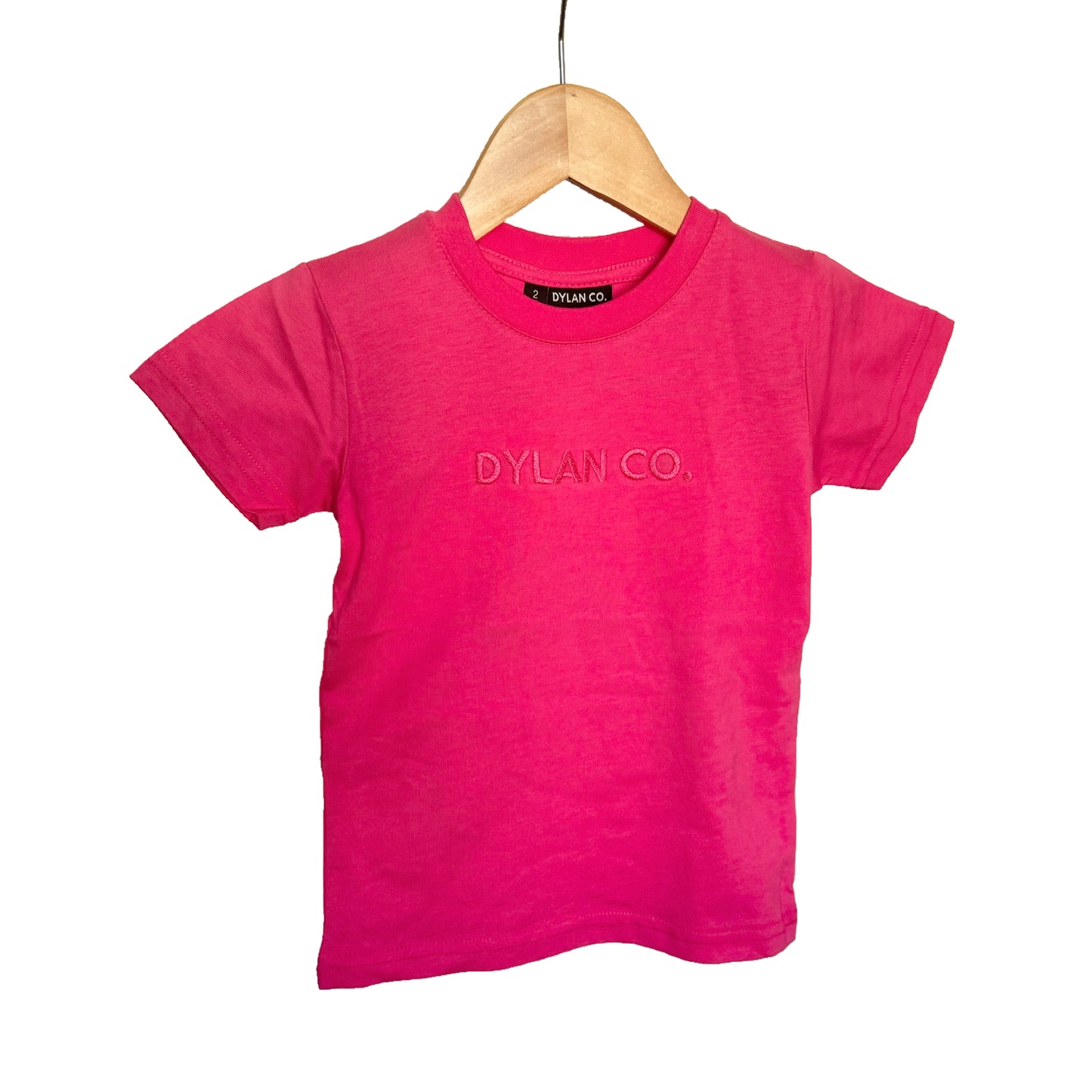 Kids Logo Tee - Hot Pink