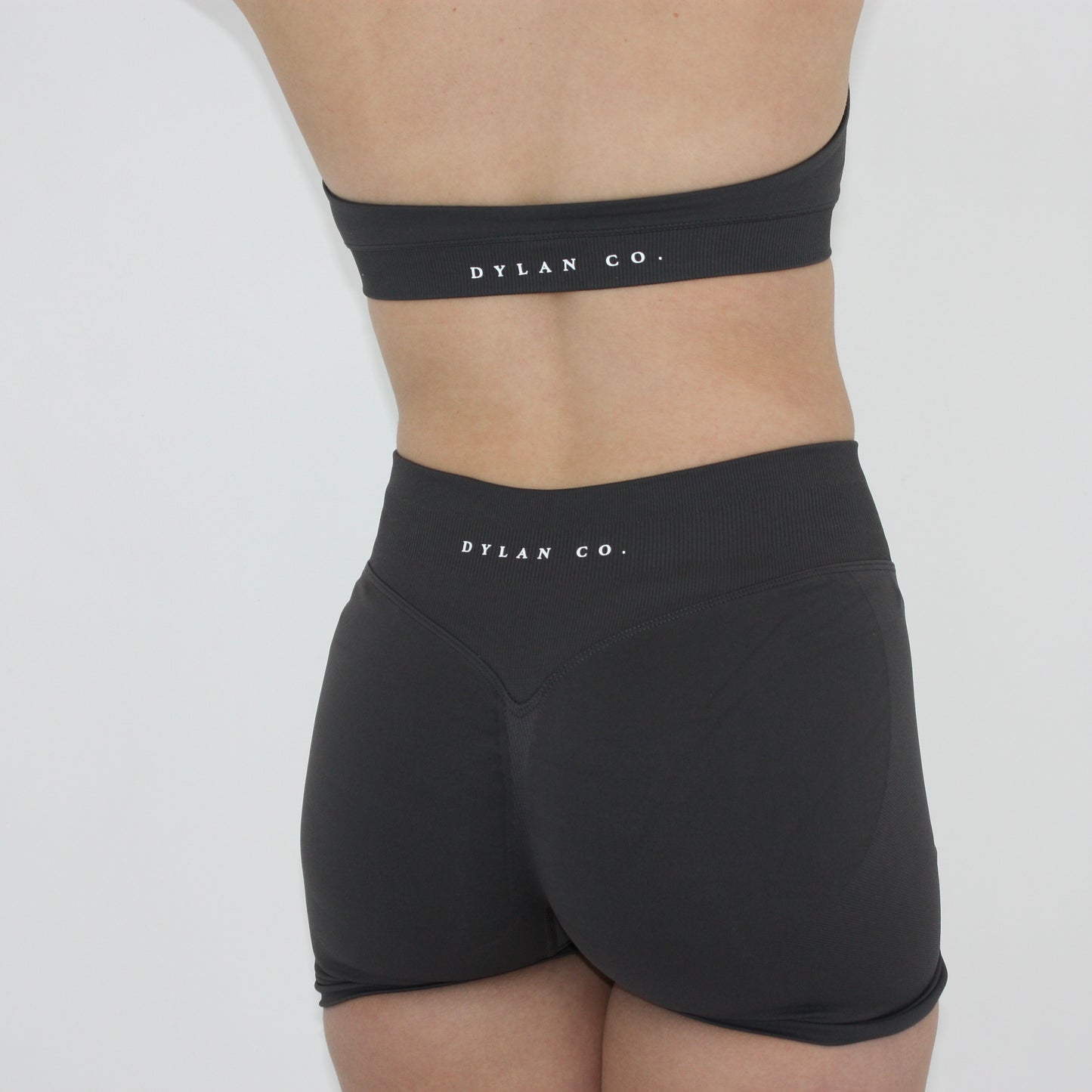 Impact Halter Crop - Dark Gray