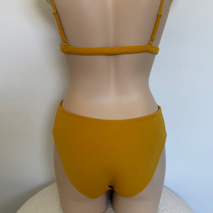 Bikini Bottoms Full Coverage Low Rise - Yellow