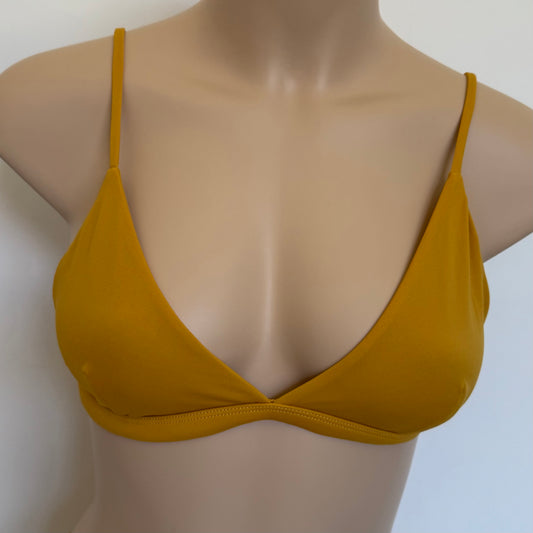 Bikini Triangle Top - Yellow