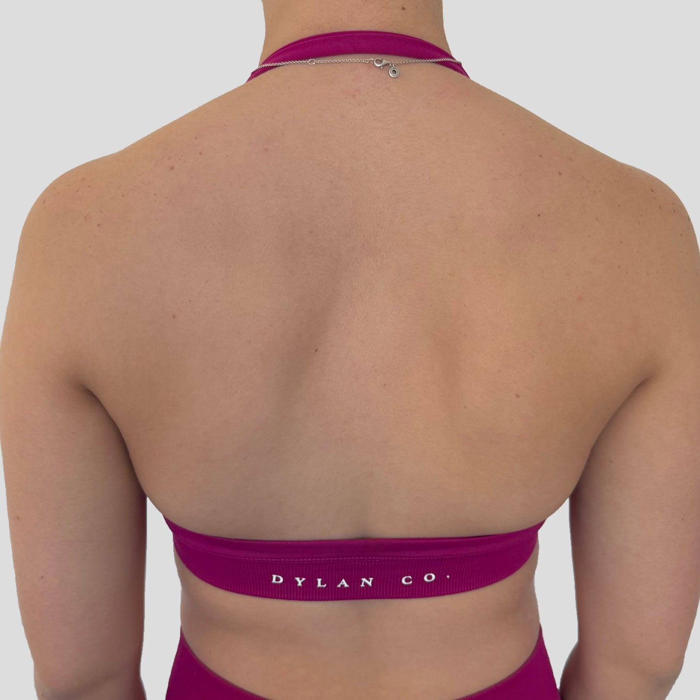 Impact Halter Crop - Berry Bliss
