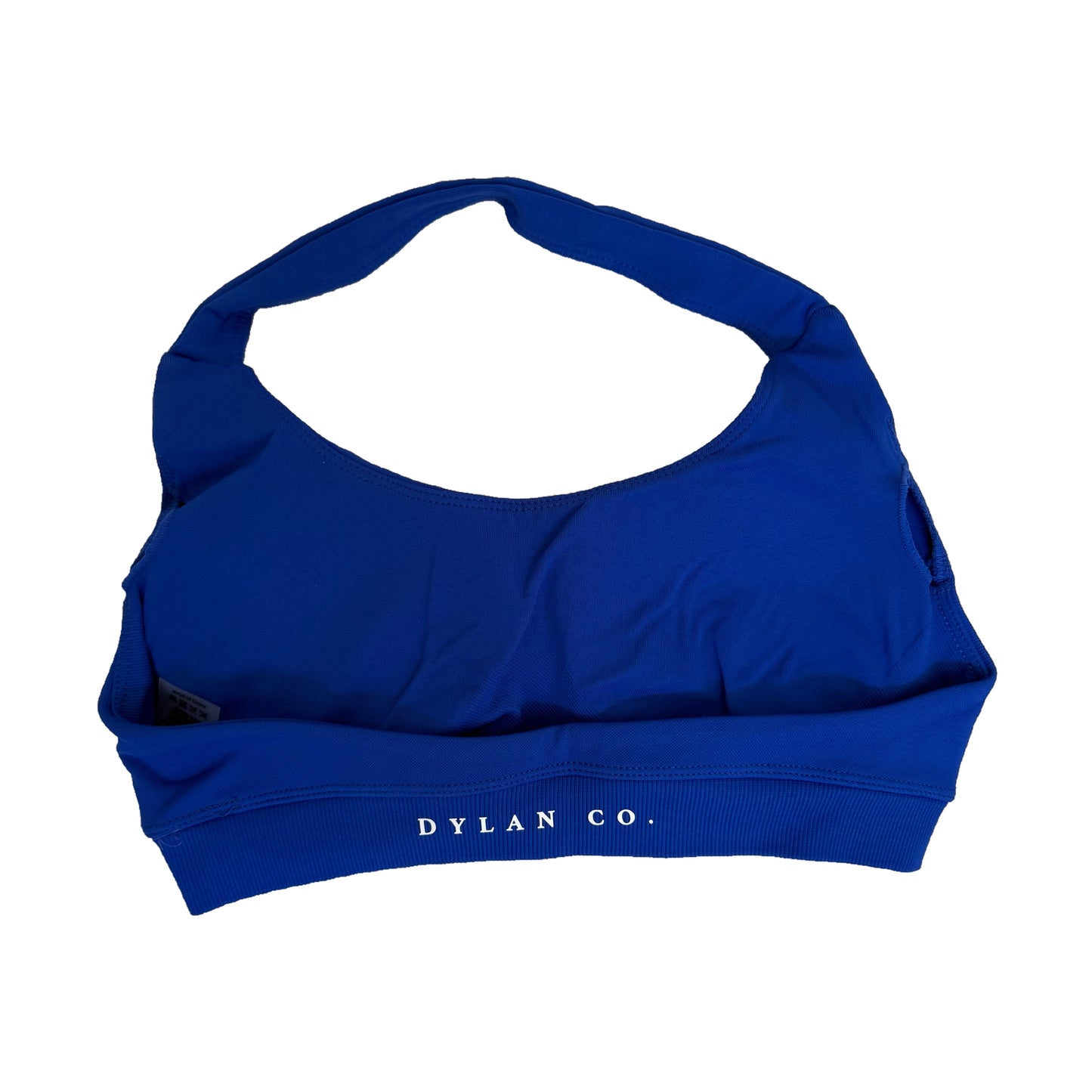 IMPACT HALTER CROP - DEEP BLUE (NEW LOGO)