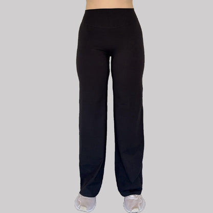 Luxe Wide Leg Flares - Black