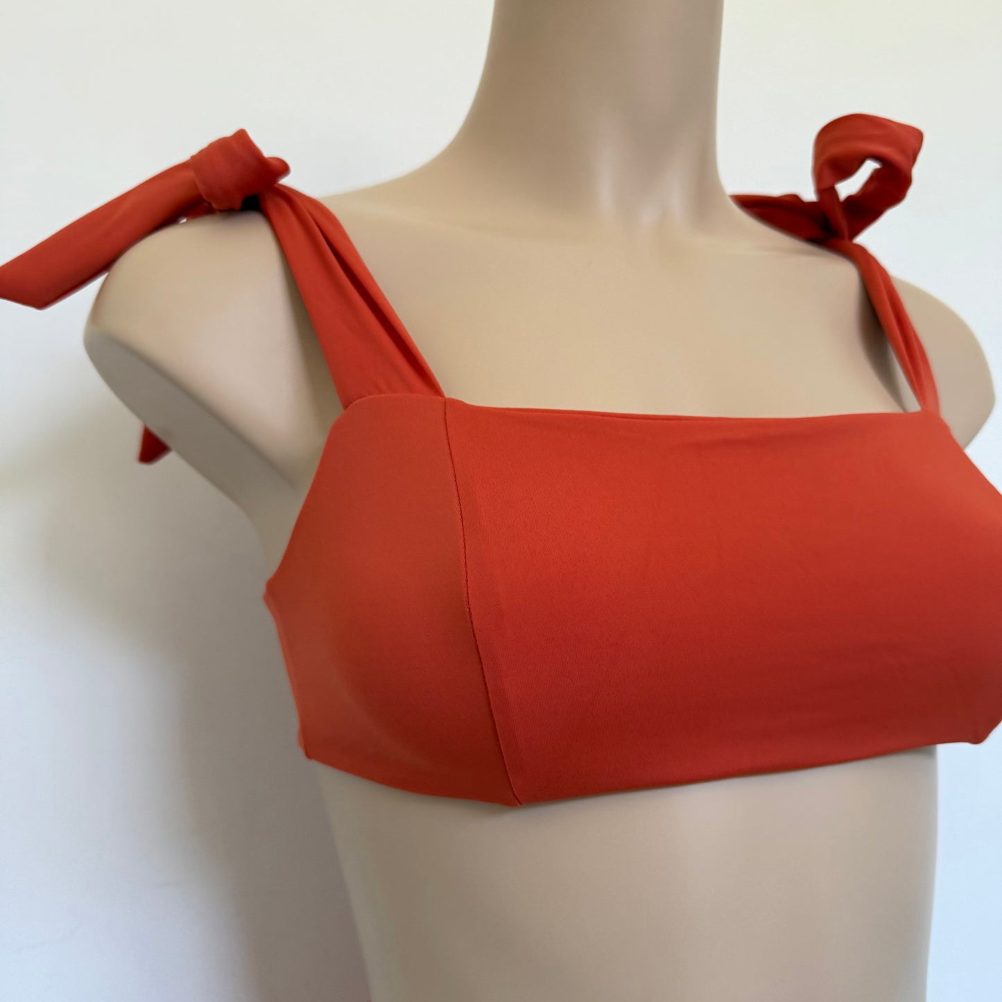 BIKINI TUBE TOP - BURNT ORANGE