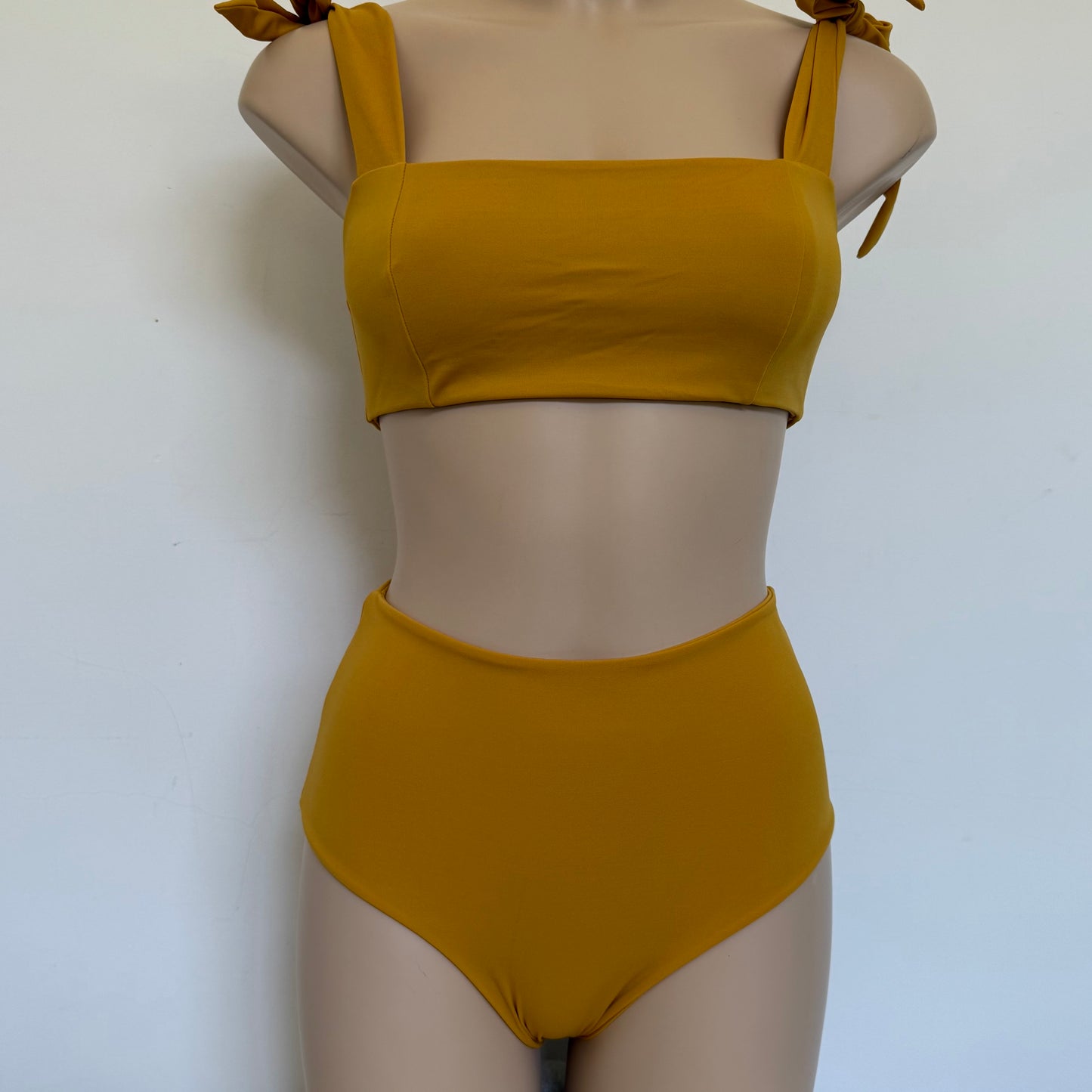 BIKINI TUBE TOP - MUSTARD YELLOW