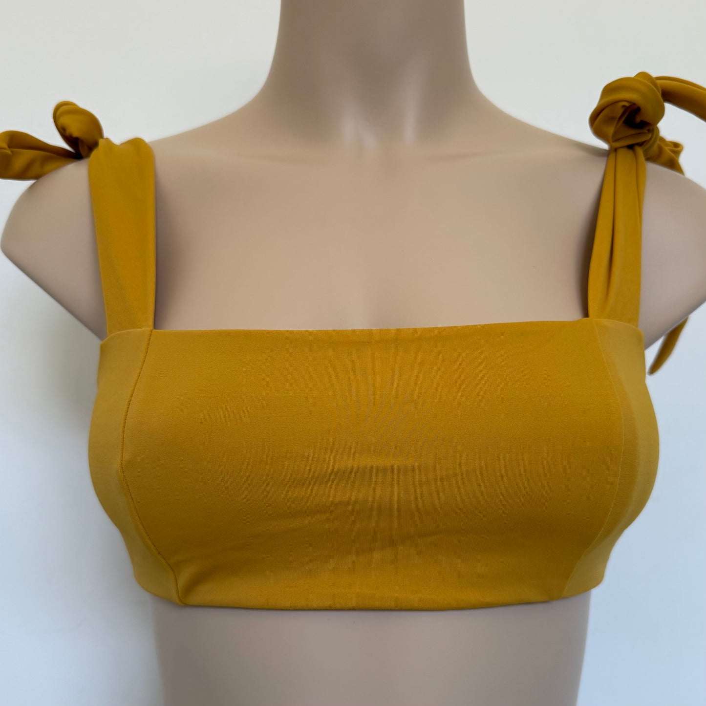 BIKINI TUBE TOP - MUSTARD YELLOW
